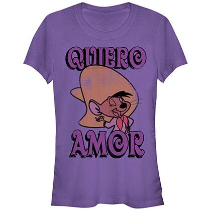 Looney Tunes D Quiero Amor Purple T-Shirt