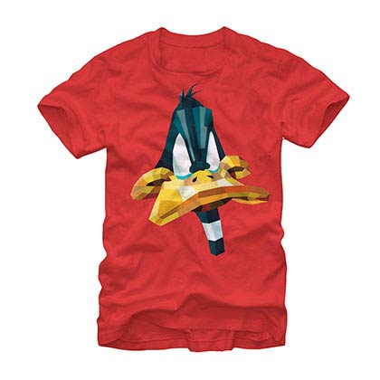Looney Tunes Poly Daffy Red T-Shirt