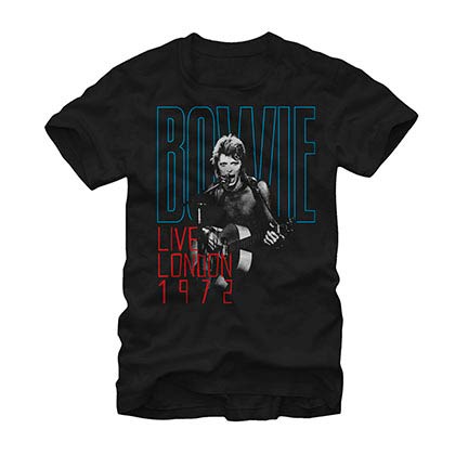 David Bowie Take The Stage Black T-Shirt