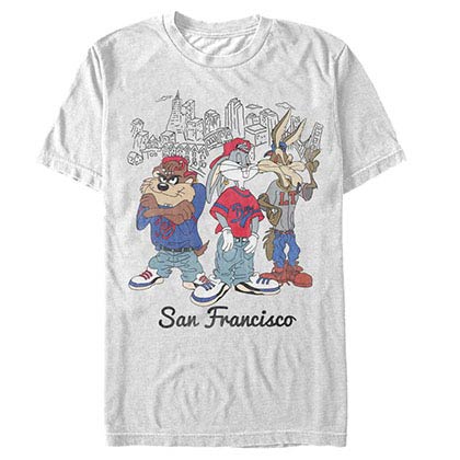 Looney Tunes San Francisco White T-Shirt