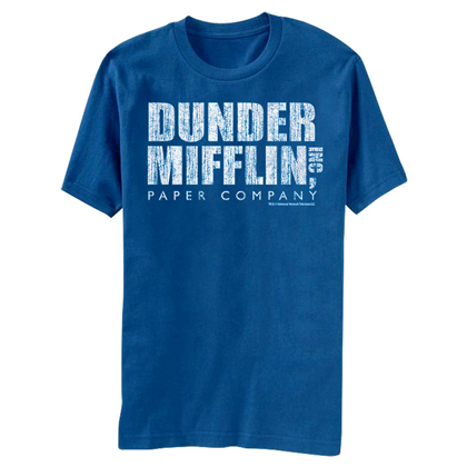 The Office Dunder Mifflin Distressed Logo Tshirt