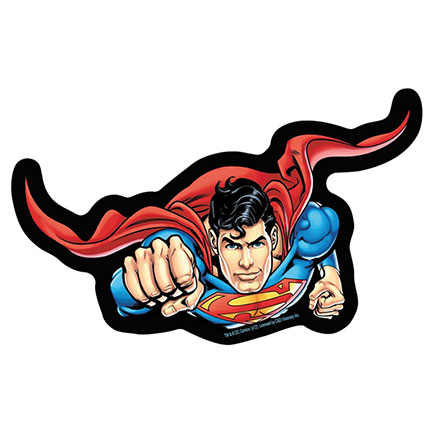Superman 4-1/2 In. Flying Sticker