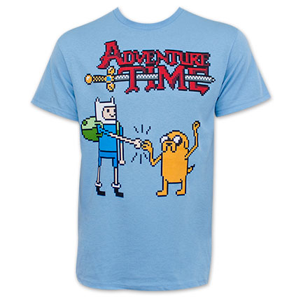 Adventure Time Block Fist Bump Tee Shirt