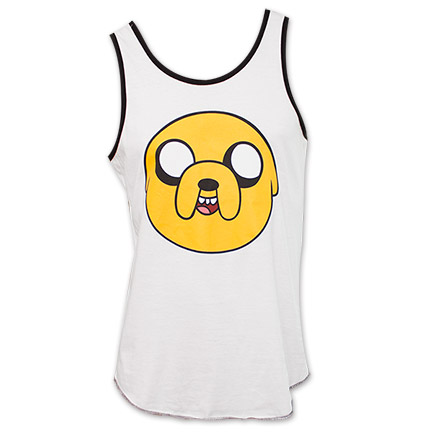 Adventure Time Jake Tank Shirt - White