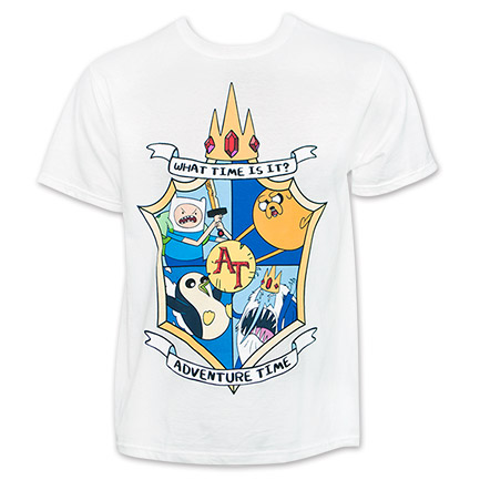 Adventure Time What Time Is It Crest Shirt