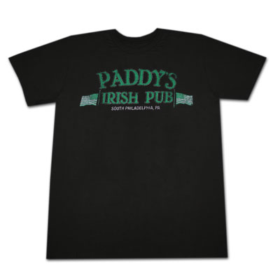 It's Always Sunny In Philadelphia Paddy's Pub Black Tee Shirt