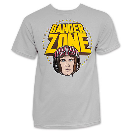 Gray Archer Danger Zone Helmet Tee Shirt