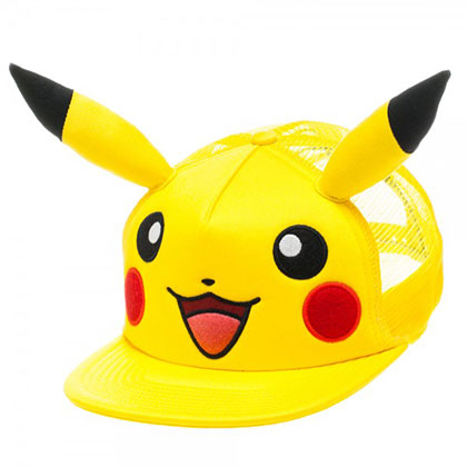 Pokemon Pikachu Trucker Hat With Ears