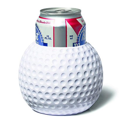 Golf Ball Foam Beer Koozie