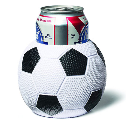 Soccer Ball Beer Can Koozie