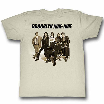 Brooklyn Nine Nine The Gang Off White T-Shirt