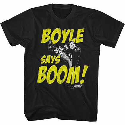 Brooklyn Nine Nine Boom Black T-Shirt