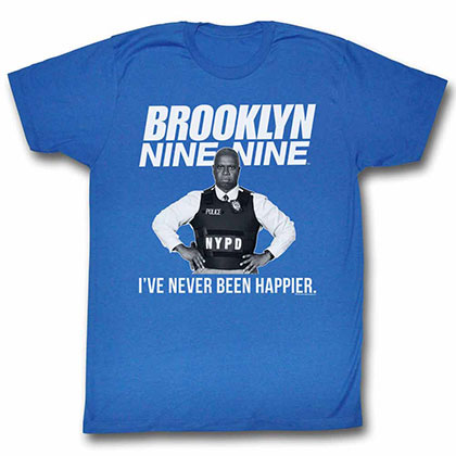 Brooklyn Nine Nine Happy Blue T-Shirt