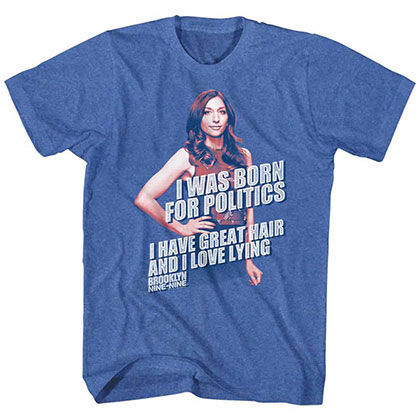 Brooklyn Nine Nine Gina Politics Blue T-Shirt