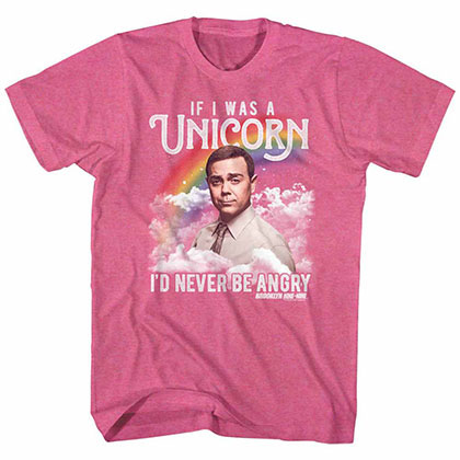 Brooklyn Nine Nine Unicorn Pink T-Shirt