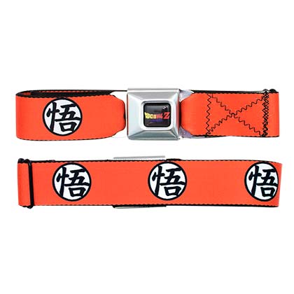 Dragonball Z Orange Seatbelt Buckle Belt