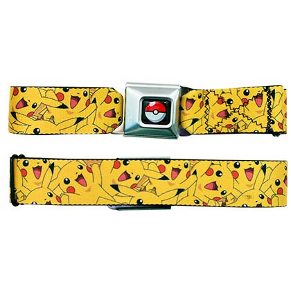 Pokemon Pikachu Seatbelt Buckle Belt