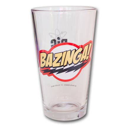 The Big Bang Theory Bazinga Pint Glass