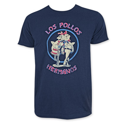 Breaking Bad Los Pollos Navy Blue Tee Shirt