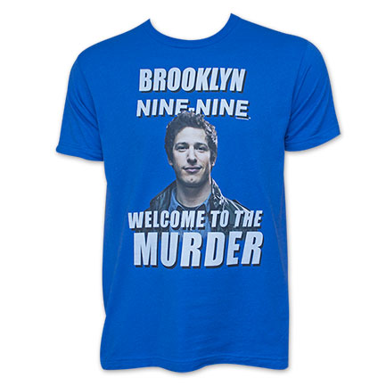 Brooklyn Nine-Nine Blue Welcome To The Murder Tee Shirt