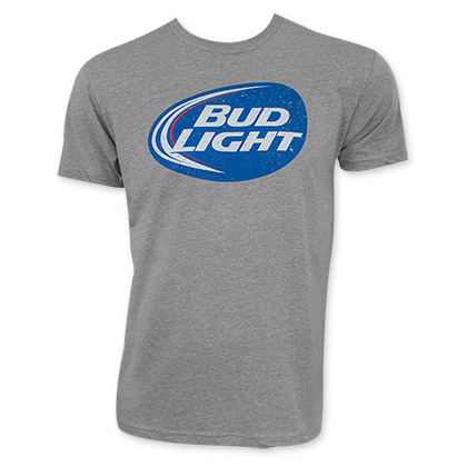 Bud Light Distressed Beer Logo T-Shirt