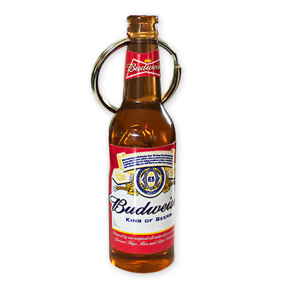 Budweiser Bottle Beer Opener Keychain