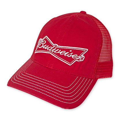 Budweiser Red Trucker Hat