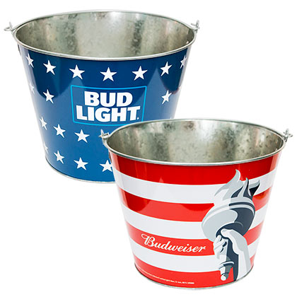 Budweiser Bud Light Logo Beer Bucket