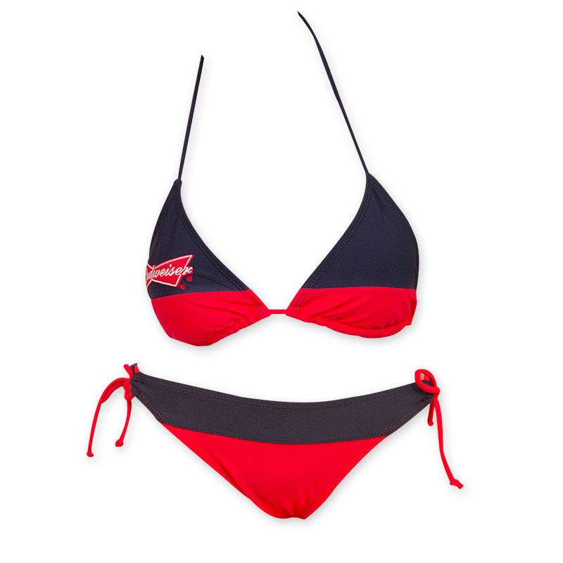 Budweiser Women S Red And Blue Bikini