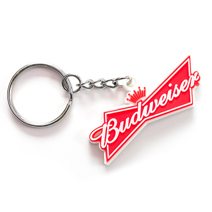 Budweiser Rubber Keychain