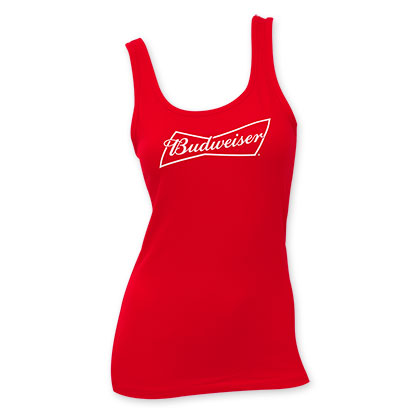 Budweiser Women's Red Tank Top