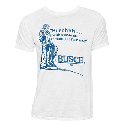 Men's Busch Taste White T-Shirt
