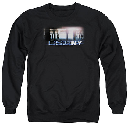 CSI: NY Subway Black Crew Neck Sweatshirt