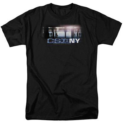 CSI: NY Subway Black T-Shirt