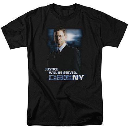 CSI: NY Justice Served Black T-Shirt