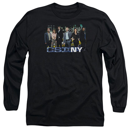 CSI: NY Cast Black Long Sleeve T-Shirt
