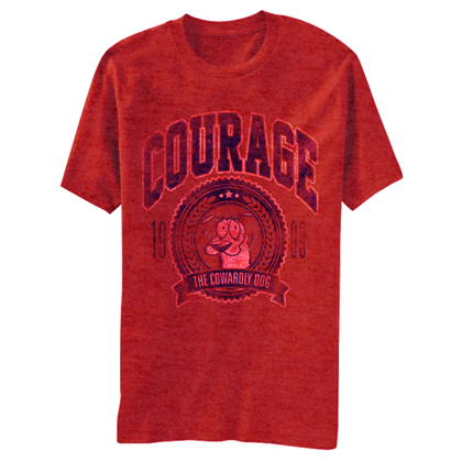 Courage The Cowardly Dog Vintage Logo Tshirt