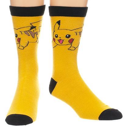 Pokemon Yellow Pikachu Socks