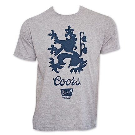Coors Men's Lion Beer Tee Shirt