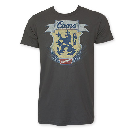 Coors Men's Gray Lion Wheat Banquet T-Shirt