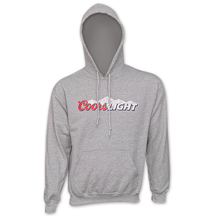 Coors Light Logo Mens Hoodie - Grey