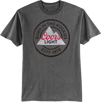 Coors Light Born In The Rockies T-Shirt