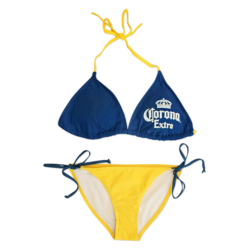 Corona Extra Women S Triangle String Bottom Bikini