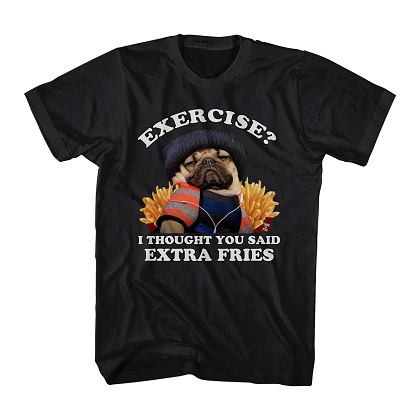 Doug The Pug Exercise Tshirt
