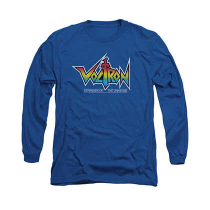 Voltron Logo Blue Long Sleeve T-Shirt