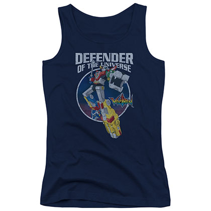 Voltron Defender Blue Juniors Tank Top