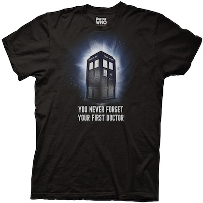 Doctor Who You Never Forget Your First Doctor Tshirt