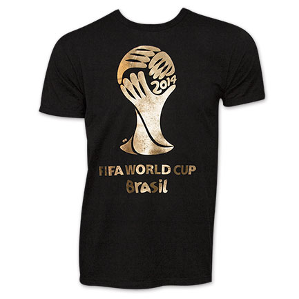FIFA World Cup Black And Gold Soccer T-Shirt