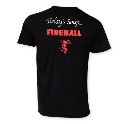 Fireball Men's Black Today's Soup Tee Shirt