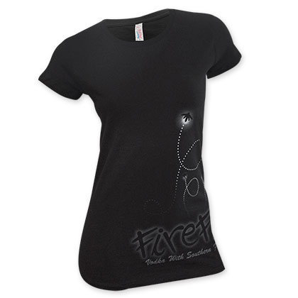 Firefly Vodka Women's Black T-Shirt